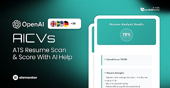 AICVs: AI Resume Scanner, Scorer & ATS Checker WordPress Plugin