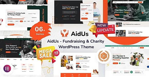 AidUs WordPress Theme