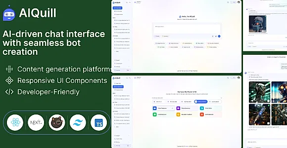 AIQuill - AI-Driven Chat Interface with Seamless Bot Creation