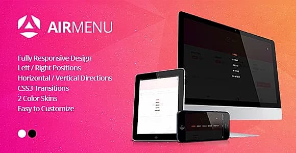 AirMenu - Responsive Fullscreen Navigation