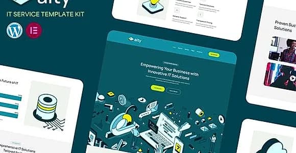 Aity - IT & Software Service Elementor Template Kit