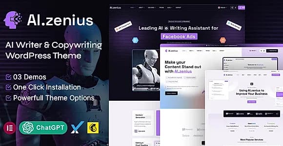 Aizenius WordPress Theme