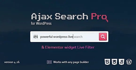 Ajax Search Pro WordPress Plugin