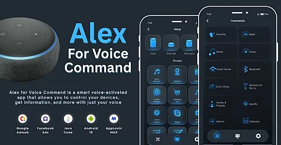 Alex For Voice Command with AdMob Ads Android