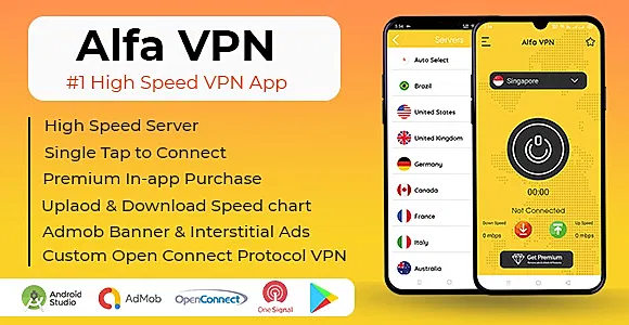 Alfa VPN - Unlimited High Speed VPN Android