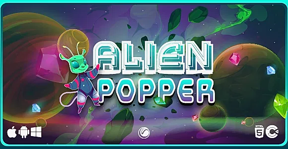 Alien Popper - HTML5 Game Template