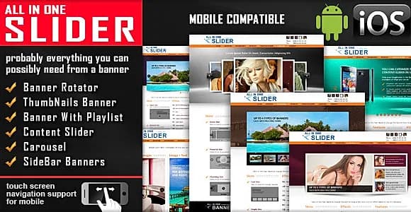 All In One Slider Responsive Jquery Slider Plugin