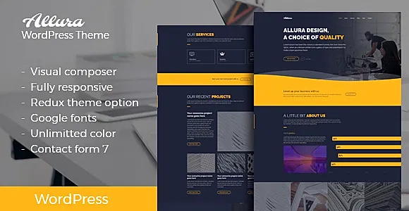 Allura WordPress Theme