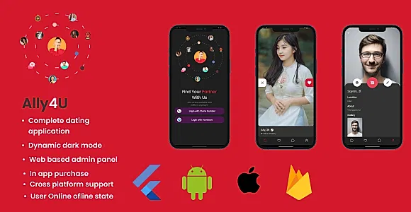Ally4U | Complete Audio, Video, Chatting and Dating App Based On Flutter