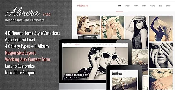 Almera Responsive Portfolio Site Template