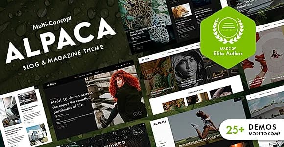 Alpaca WordPress Theme