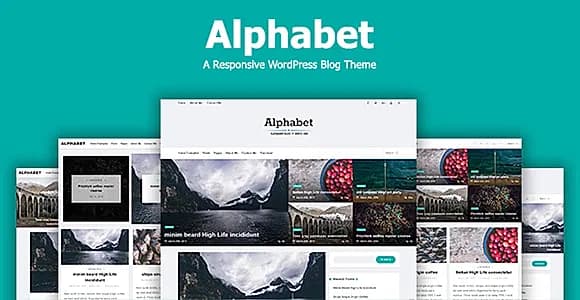 Alphabet WordPress Theme