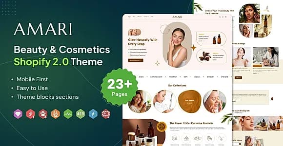 AMARI - Modern eCommerce Shopify Theme