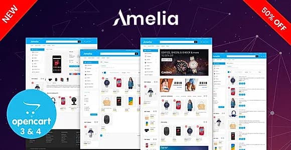 Amelia OpenCart 3 & OpenCart 4 Multipurpose Theme