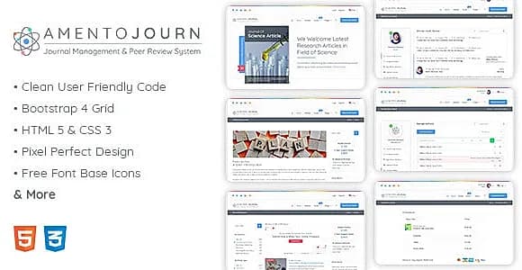 Amentojourn - Journal Management and Peer Review System