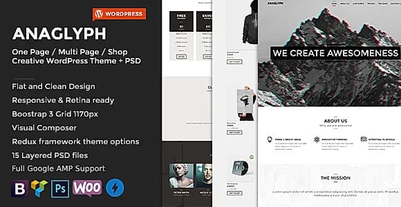 Anaglyph WordPress Theme