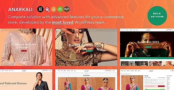 Anarkali WordPress Theme