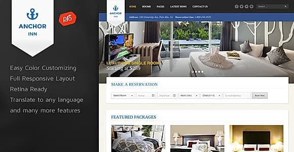 Anchor Inn WordPress Theme