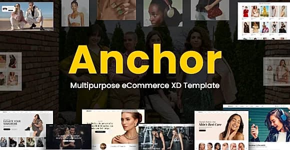 Anchor - Multipurpose eCommerce XD Template