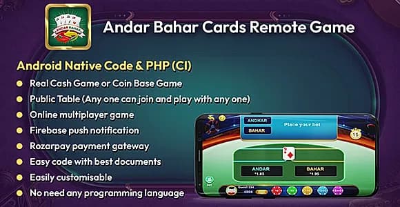Andar Bahar Cards Remote Game
