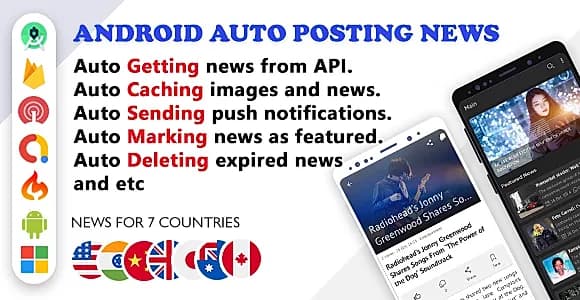 Android Auto Posting News with News API