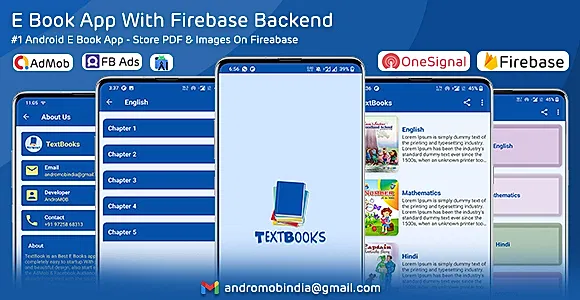 Android E Book App (Firebase Backend)