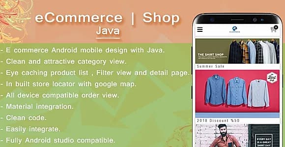 Android E-Commerce template | Java