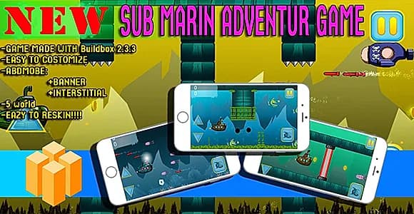 android game : submarine adventure game