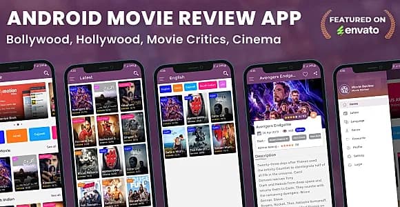 Android Movie Review App (Bollywood, Hollywood, Movie Critics, Cinema)