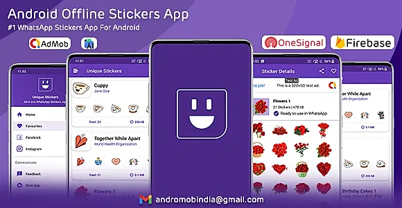 Android WhatsApp Stickers App (Offline) With Admob
