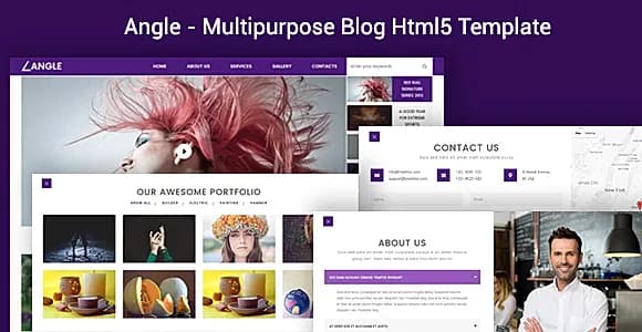 Angle | Flat Responsive Bootstrap HTML5 Template