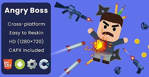 Angry Boss - HTML5 Game | Construct 2 & Construct 3