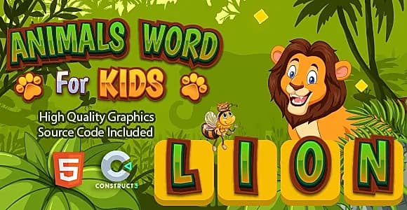Animals Word for Kids