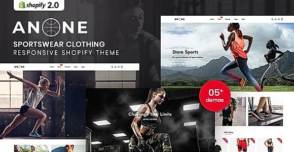 Anone - Sportswear Clothing Responsive Shopify Theme