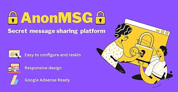 AnonMSG - A secret message sharing platform