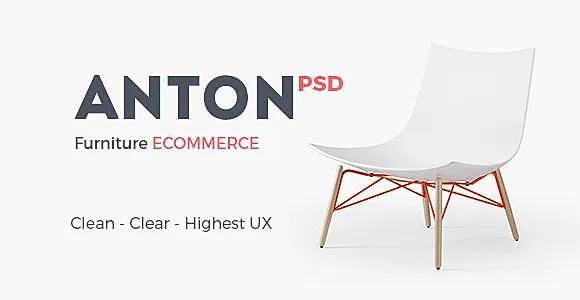 Anton Ecommerce Furniture PSD Template