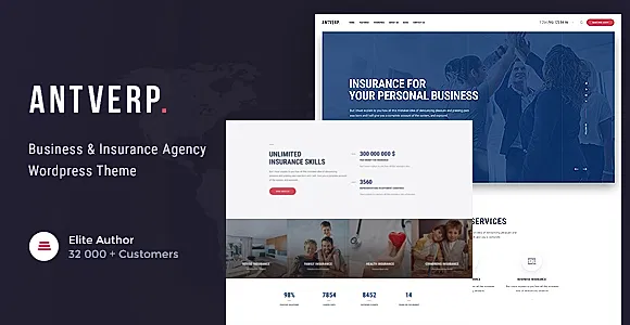 Antverp WordPress Theme