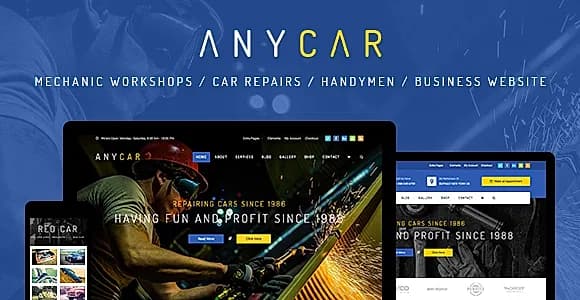 Anycar WordPress Theme