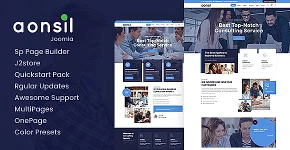 Aonsil - Joomla 6 Responsive Multipurpose Joomla Template