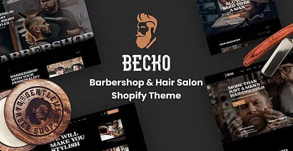 Ap Becko – Hairdresser & Barber Shop Shopify Theme