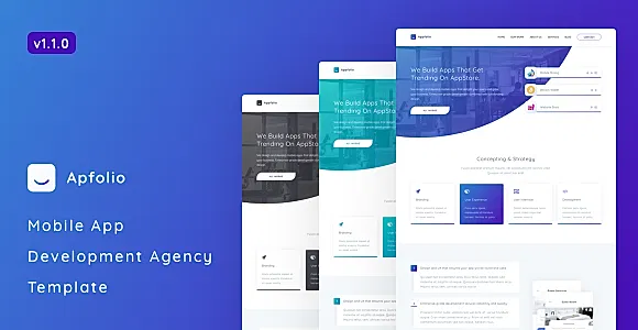 Apfolio - Mobile App Development Agency Template