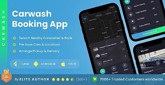 4 App| Car Service Appointment Booking App| Car Service Provider App| Car Cleaning Service | CarWash