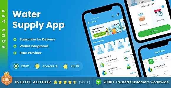 2 App | Drinking Water Delivery App | Water Subscription App | Bottle Water Delivery App | Aqua App