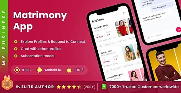 2 App Template| Matrimony App| Match Making App| Marriage App| Dating App| SoulMeet