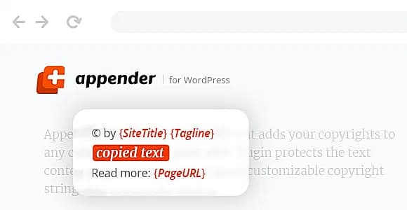 Appender WordPress Plugin