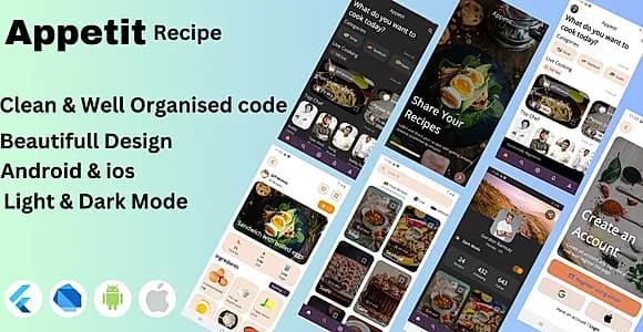 Appetit Ultimate Recipe Food App