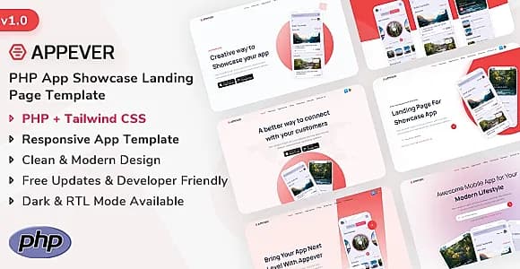 Appever - PHP App Showcase Template