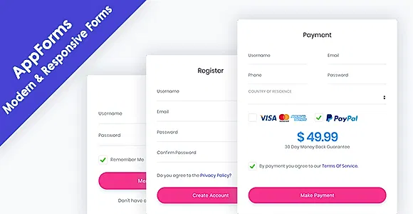 AppForms - Modern & Responsive Forms