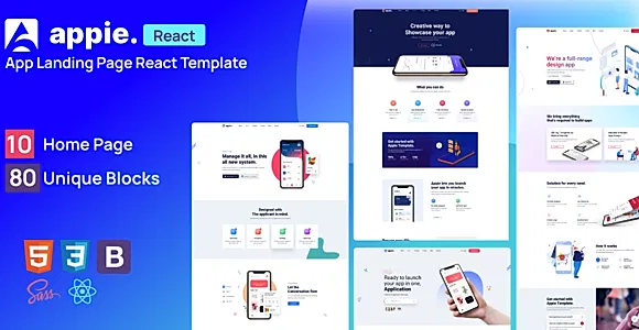 Appie - React App Landing Page