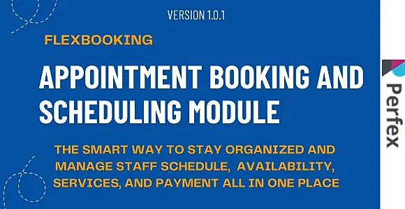 Appointment Booking and Scheduling module for Perfex